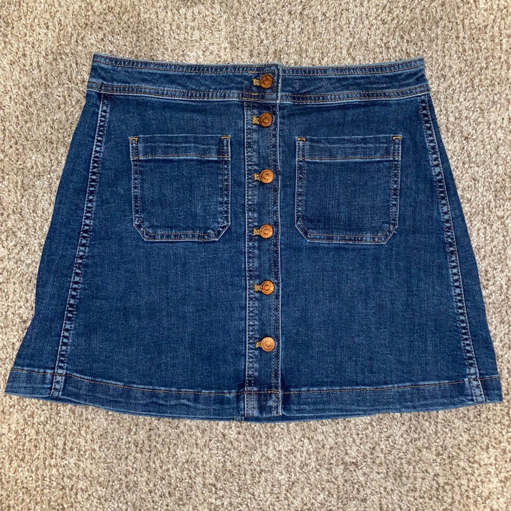 Madewell A-line Denim Skirt